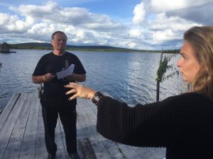 Bengt Niska får koreografi av Justine Kirk Foto SVT